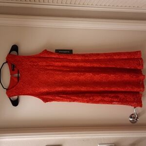 🌷Sharango Red Poppy Lace Trap Dress🌷